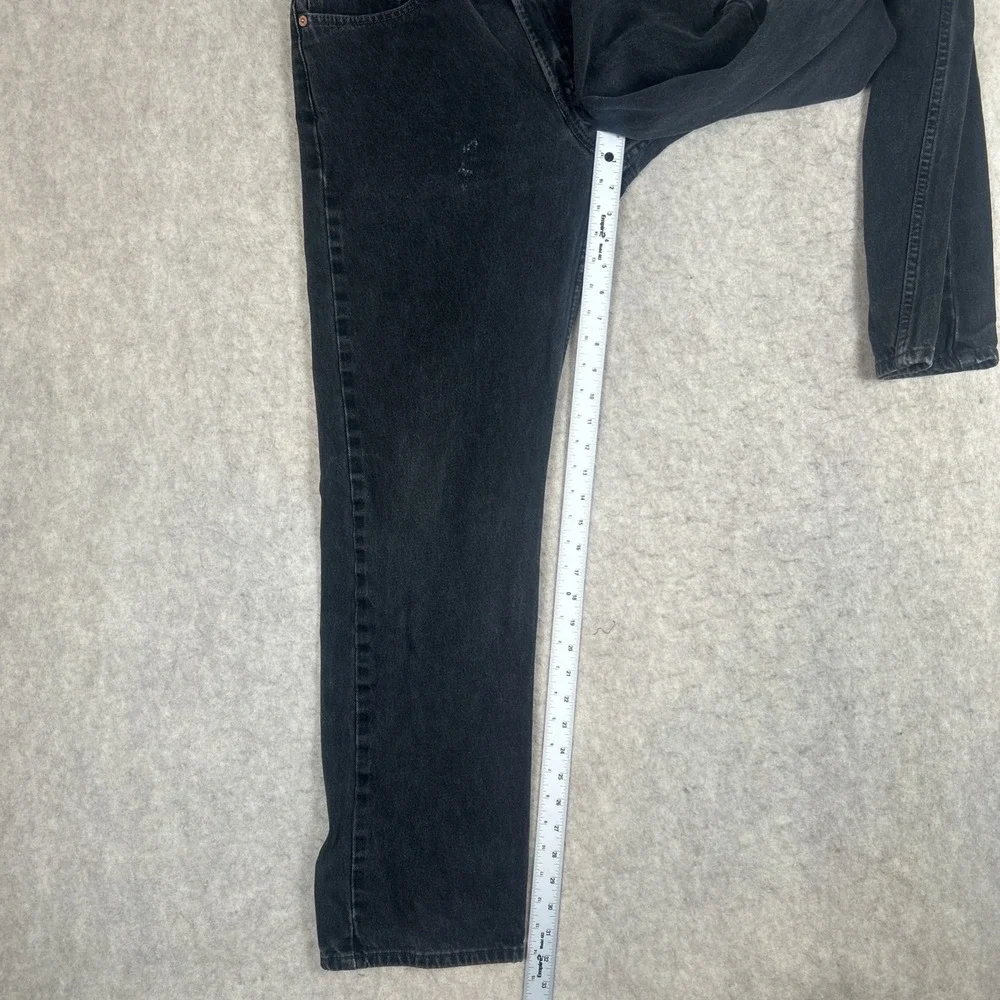 Levi's 505 Regular Fit Mens Jeans Black Size 34x32 Denim Y2K‎ VTG